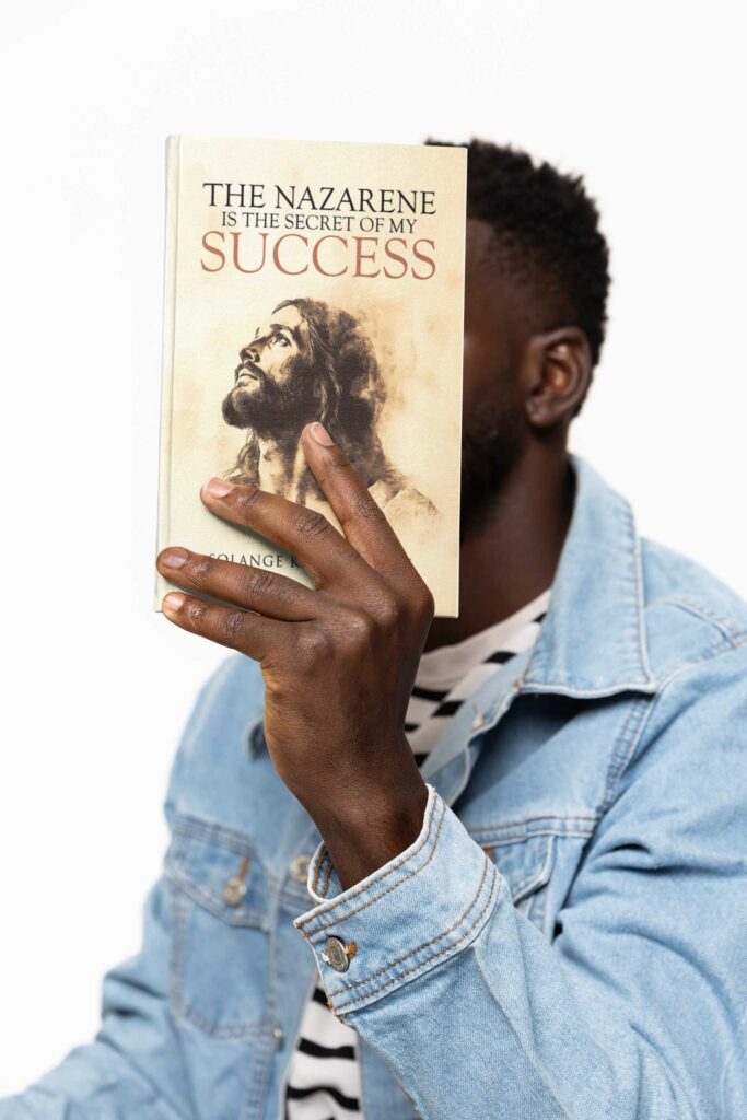 The Nazarene is the Secret of My Success by Solange Feseke Spiritual Book Mock Up